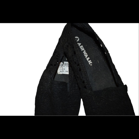 Airwalk espadrilles pre worn but in good condition black size 6 - Picture 1 of 8